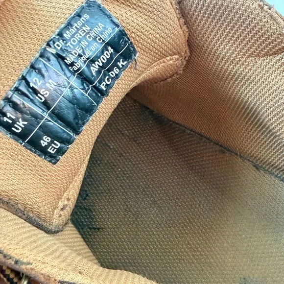 Vintage Dr. Martens Toren Brown Leather Platform Oxford Shoes | US 12 - Picture 9 of 9